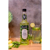 BEVARO Mint Mojito Syrup and Blue Lagoon Syrup Combo, 300ml each Blue Lagoon + Mint Mojito  (600 ml, Pack of 2)