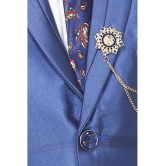 DKGF Fashion - Royal Blue Polyester Boys Suit ( Pack of 1 ) - None