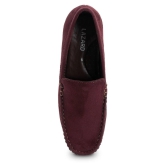 KHADIM - Maroon Mens Slip on loafers - 9