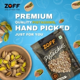 Zoff Roasted & Salted Pista Value Pack: Crunchy, Delicious & Healthy Pista Dry Fruits – Your Perfect Snack Companion | Premium Zip Lock Pouch | Net weight - 250g