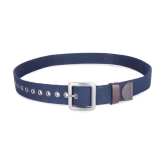 Zacharias - Blue Canvas Mens Casual Belt ( Pack of 1 ) - None