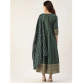 Kbz - Green Cotton Womens Anarkali Kurti ( Pack of 1 ) - None