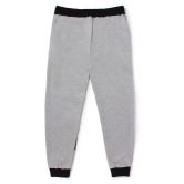 Cub McPaws Boys  Black - Grey Track Pant |Elasticated Waist|Contrast Bottom Cuff|Side Pockets|Cotton|4-12 Years - None