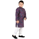 Arshia Fashions Purple Cotton Blend Boys ( Pack of 1 ) - None