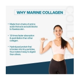 MyFitFuel Hydrolyzed Marine Collagen with Hyaluronic Acid, Biotin, Zinc & Vitamin C. 400g, Chocolate