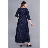 SIPET - Blue Rayon Womens Anarkali Kurti ( Pack of 1 ) - None