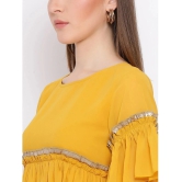 ALL WAYS YOU Polyester Yellow Fit And Flare Dress - - None