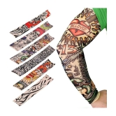 THRIFTKART Multicolor Printed Riding Sleeves ( Set of 3 ) - Universal