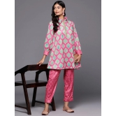 Women Printed Tunic & Trousers