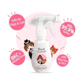 Petterati Floral Pet Sanitizer (250ml) BKC & Alcohol Free | Kills 99.9% Germs | with The Goodness of Aloe Vera & Vitamin E