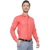 SREY - Cotton Blend Slim Fit Orange Mens Casual Shirt ( Pack of 1 ) - None