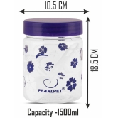 PearlPet - Blue Polyproplene Food Container ( Pack of 6 ) - Blue