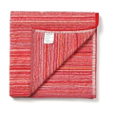 URBAN MAGIC - Cotton Red Striped Bath Towel ( 70x140 ) cm 475 -GSM ( Pack of 1 ) - Red