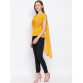 ALL WAYS YOU - Yellow Polyester Womens Regular Top - XL