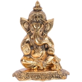 TINUMS Brass Lord Ganesha Idol ( 18 cm )