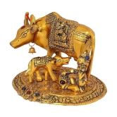 TISYAA - Brass Cow and Calf Idol ( 13 cm )