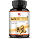 16Again Maca Root Extract Capsule 800 mg 100% Natural Organic Maca Root Powder - 90 Capsules |Supports Strength, Stamina, Performance and Energy