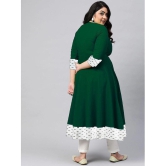 Estela - Green Cotton Blend Women's Flared Kurti ( Pack of 1 ) - None