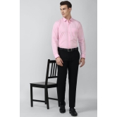 Men Pink Regular Fit Formal Full Sleeves Formal Shirt