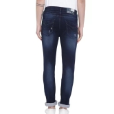 Men Slim Mid Rise Blue Jeans