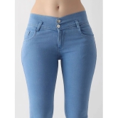 DKGF Fashion - Light Blue Denim Skinny Fit Womens Jeans ( Pack of 1 ) - None