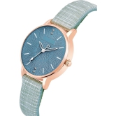 Newman Blue Leather Analog Womens Watch