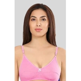 Kiran Enterprises - Multicolor Cotton Blend Non Padded Womens Everyday Bra ( Pack of 3 ) - None