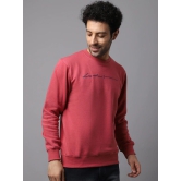 Rodamo Men Pink Printed Sweatshirt