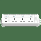 Croma 6 Amps 3 Sockets Surge Protector (2 Meters, Child Safety Shutters, White)