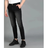 Urbano Fashion Slim Fit Washed Mens Jeans - Black ( Pack of 1 ) - None