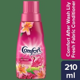 Comfort After Wash Lily Fresh Fabric Conditioner, 210 Ml Bottle