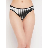 Clovia - White Nylon Striped Womens Bikini ( Pack of 1 ) - None