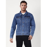 UrbanMark Cotton Blend Mens Denim Jacket - Blue ( Pack of 1 ) - None