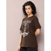 Dillinger Brown Cotton Loose Fit Womens T-Shirt ( Pack of 1 ) - None