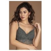 Clovia Lace Bralette - Green - 38B