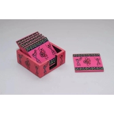 Tisser Wooden Warli handpainted Coaster Set-up 6/ 4x4