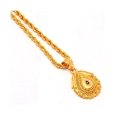 Jewar Mandi New Design Gold Plated Locket/Pendant with Rope/Rassi Chain Daily use for Men, Women & Girls, Boys - Golden