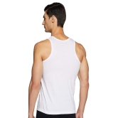 Super Cotton Sleeveless White Vests (Combo OF 10)