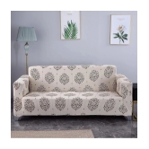 House Of Quirk 3 Seater Polyester Sofa Cover ( Pack of 1 ) - Cream