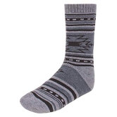 Creature - Woollen Men's Printed Multicolor Mid Length Socks ( Pack of 1 ) - Multicolor