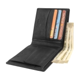 samtroh - PU Black Mens Regular Wallet ( Pack of 1 ) - Black