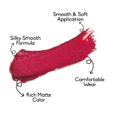 Seven Seas Long Lasting | Matte Finish | Longwear | Matte With You Lipstick (Amaranth 3.5g)