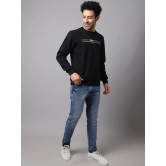 Rodamo Men Black Printed Sweatshirt