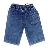 Cremlin Clothing - Indigo Cotton Blend Boys Bermudas ( Pack of 1 ) - None