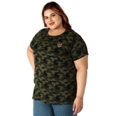 Neo Garments Green Cotton Regular Fit Womens T-Shirt ( Pack of 1 ) - None