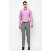 Men Pink Slim Fit Formal Full Sleeves Formal Shirt