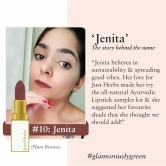 Herb Enriched Ayurvedic Lipstick Israa_13_Mocha_Brown