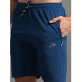 JILZ Blue Polyester Mens Shorts ( Pack of 1 ) - None