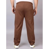 YHA Brown Fleece Mens Trackpants ( Pack of 1 ) - None