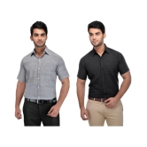 DESHBANDHU DBK Cotton Regular Fit Half Sleeves Mens Formal Shirt - Multi ( Pack of 1 ) - None